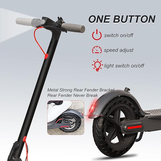 EVERCROSS EV85F Patinete Electrico Adultos, 8.5'' Electric Scooter Plegable