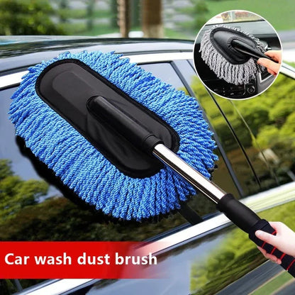 Microfiber Car Duster Suit Retractable Microfiber Car Dust Mop