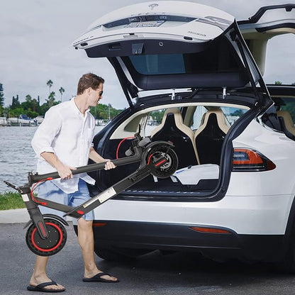 AOVOPRO Patinete eléctrico adulto, motor de 350 W, alcance de 30 km
